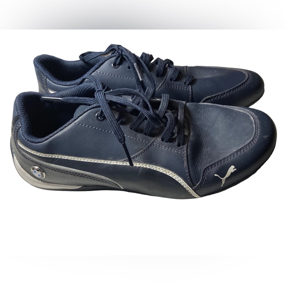 Boys Blue Child’s Size 6C BMW Motorsports Puma Eur 38 High End Shoes